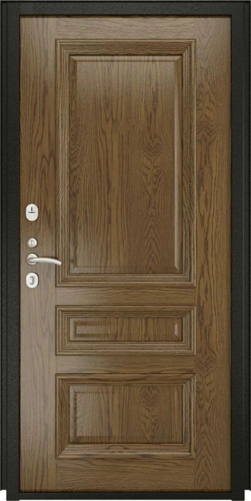 Входная дверь ДвериПРО L Термо Фараон-2 (16мм, светлый мореный дуб) DPRO197057 внутренняя сторона