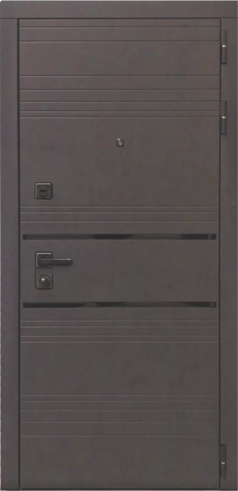 Входная дверь ДвериПРО L-43 ФЛ-700 (10мм, ясень грей) DPRO196556 внешняя сторона