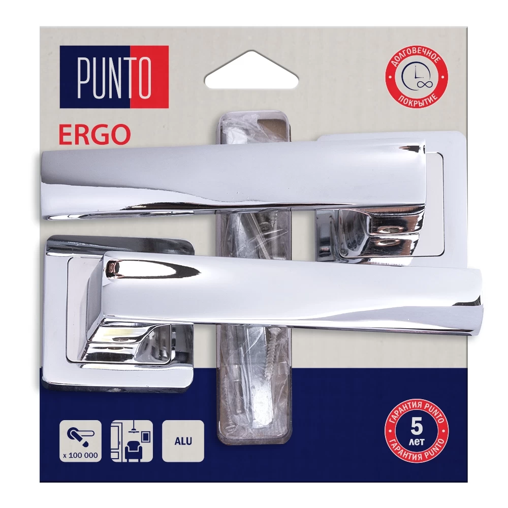 Фото Ручка раздельная LM/A K.QR52.ERGO/HD CP-8 хром