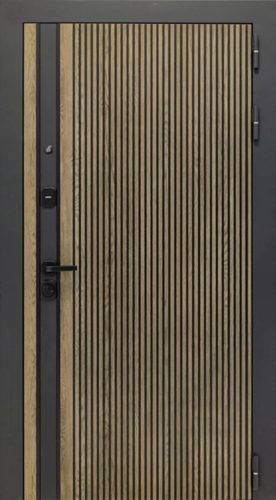 Входная дверь ДвериПРО Росна ФЛ-609 (Л-52, 10мм, Белый матовый) DPRO222133 внешняя сторона