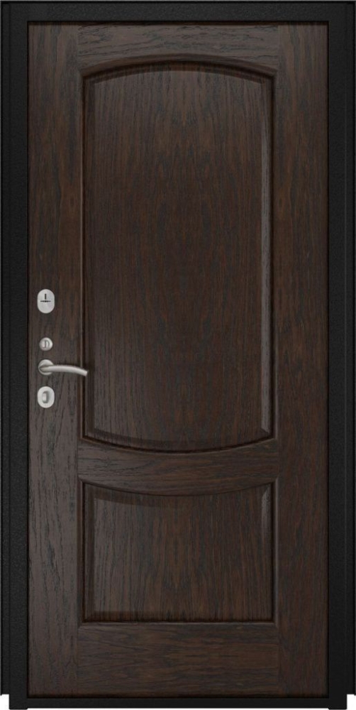Входная дверь ДвериПРО Д-68 Лаура-2 (16мм, мореный дуб) DPRO196000 внутренняя сторона