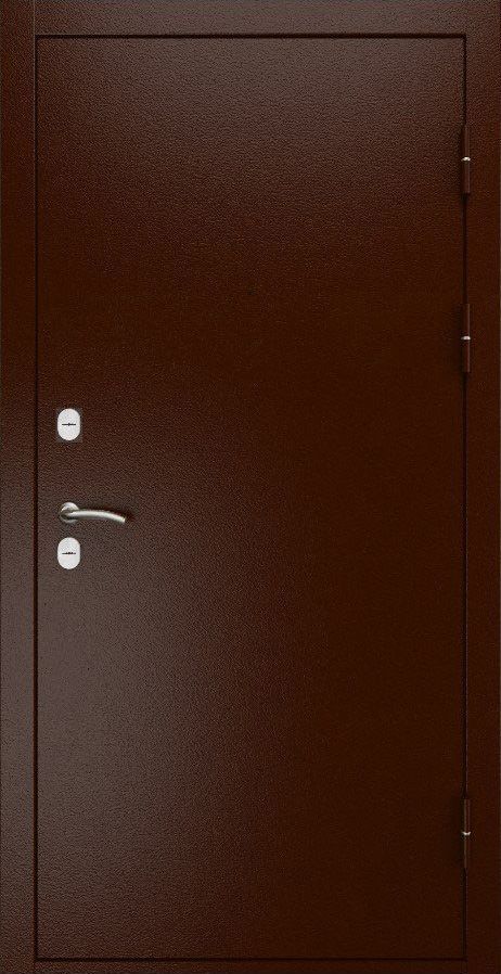 Входная дверь ДвериПРО L Термо ФЛ-701 (10мм, дуб шоколад) DPRO196581 внешняя сторона